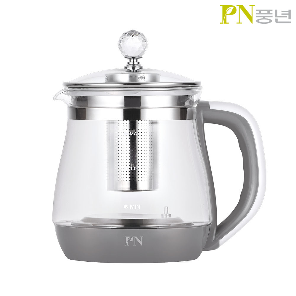 풍년 대용량 내열유리 전기 무선 커피 티 아기 분유 포트 포트기 포터 보온 주전자 차탕기