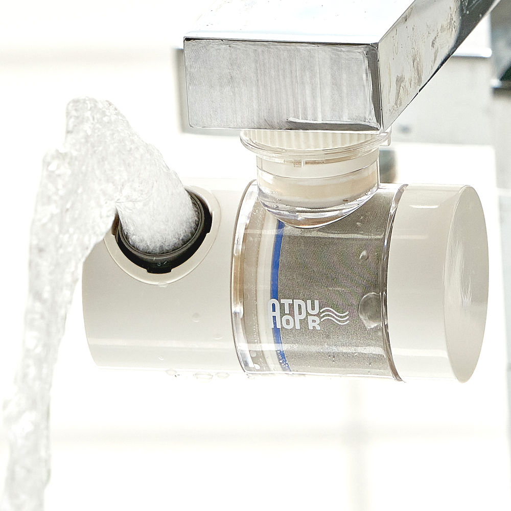 아토퓨어 아기 수전 듀얼클린 회전 워터탭 정수 필터 아기비데