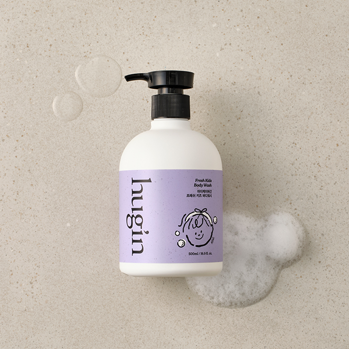 허긴 프레쉬 대용량 키즈 바디워시 500ml 어린이워시 유아용 저자극 - 상세 이미지 2