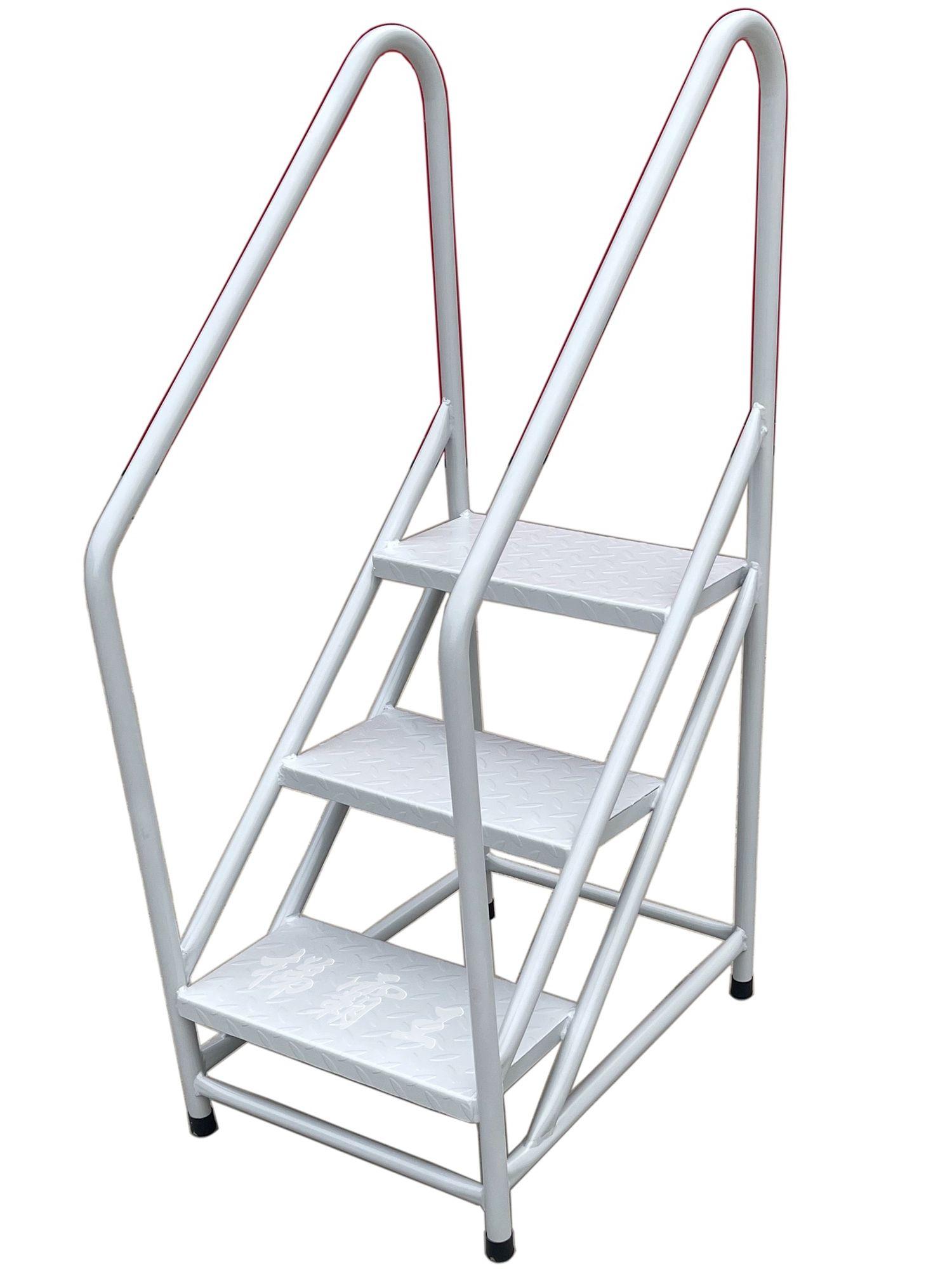 철제 안전 계단 작업발판 이동식 간이작업 복층 실내발판 50cm 2단 41x45x50cm B - 상품 이미지