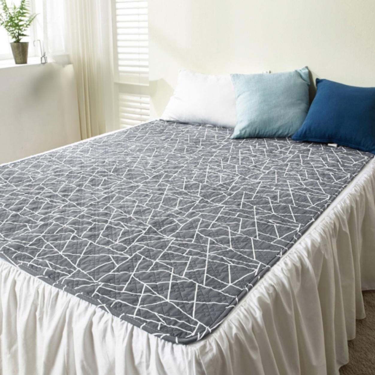 전자파없는 전기요 1인용 침대 전기요 싱글 침대용 전기장판