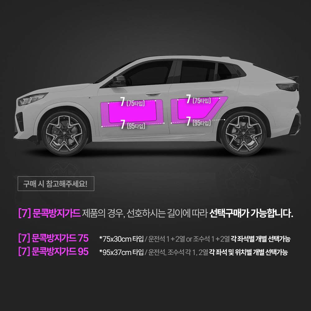 BMW X2 U10 PPF필름 헤드라이트 전방센서 부분구매 저스트쉴드 - 상세 이미지 4