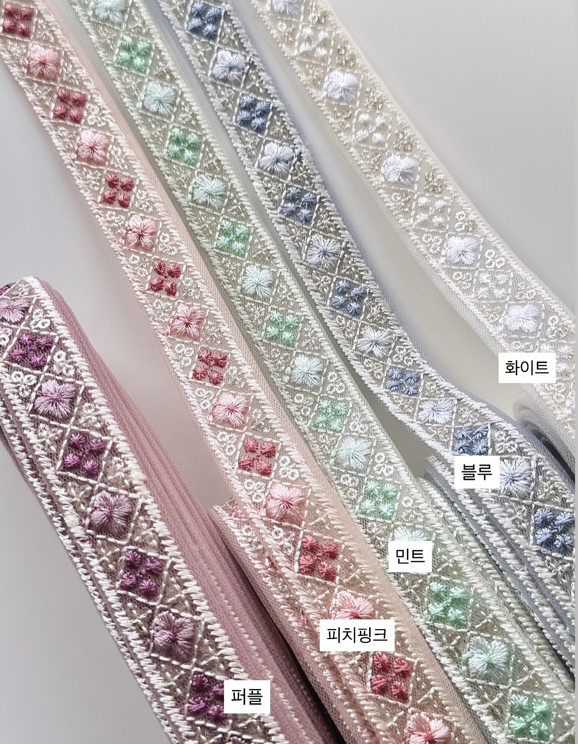 20mm 브리스길라 자수리본 - 악세서리 재료 J00000134 - 상세 이미지 5