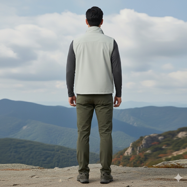 네파 남성 가을 방풍 바람막이 낚시 아웃도어 캠핑 등산조끼 - 상세 이미지 3