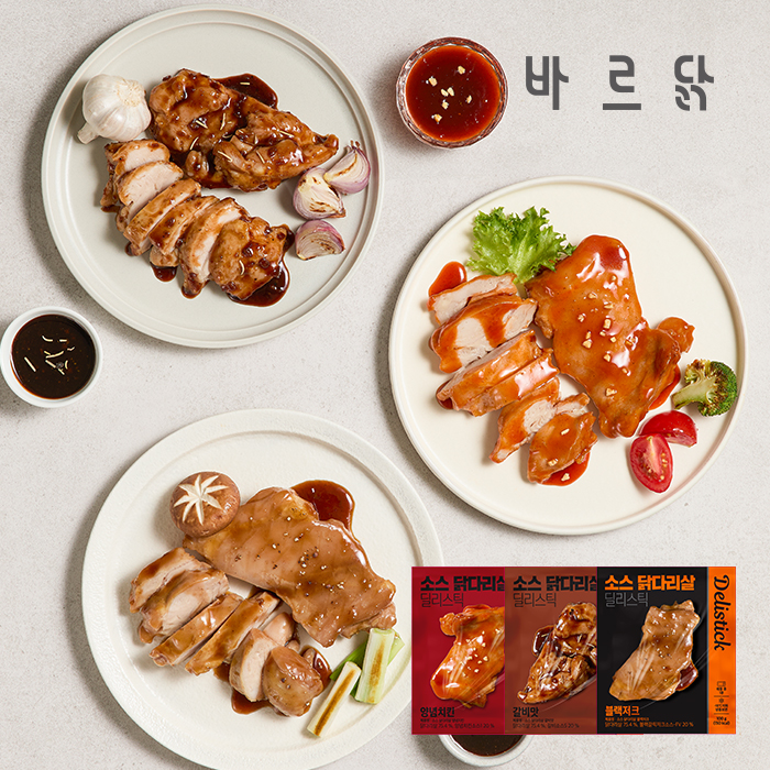 바르닭 딜리스틱 소스 닭다리살 블랙저크 21팩 - 상세 이미지 2