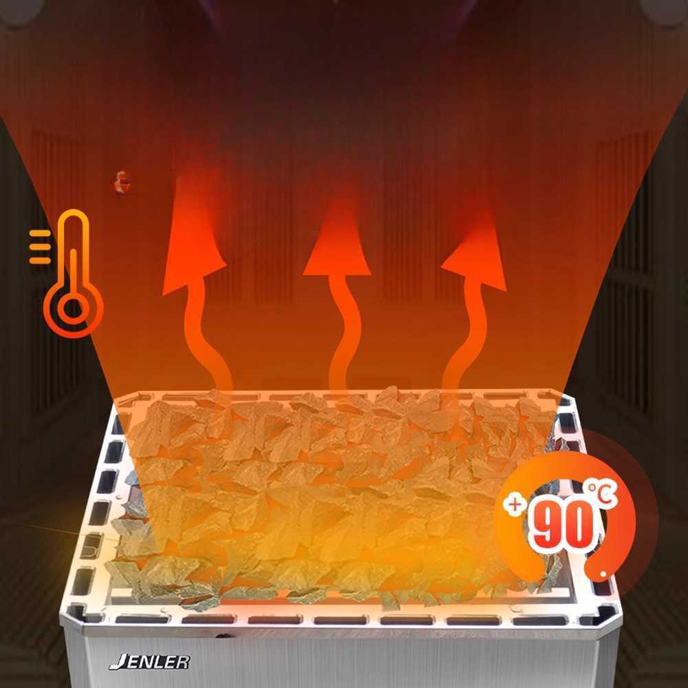 스팀 사우나 기계 핀란드식 습식 전신 건강 찜질기 10.5KW+디지털+스톤3 - 상세 이미지 3