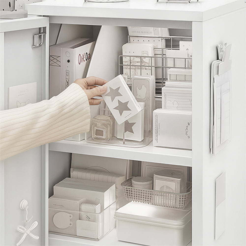 철제 캐비넷 개인 락커 소형 사물함 사무용 문서 보관함