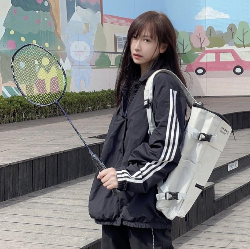 배드민턴 백팩 수납 라켓 포켓 가방 멀티 사각 신발 블랙 그레이 - 상세 이미지 3