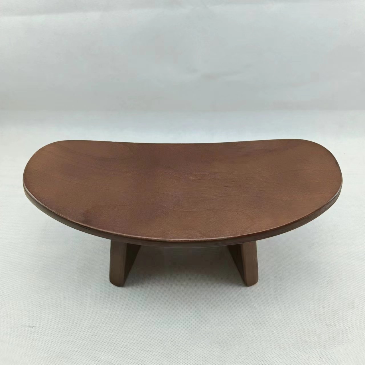 좌식 기도 의자 명상 앉는 다도 바른자세 좌식의자 독서의자 보조의자 원목 의자 42x21x21cm 월넛 - 상품 이미지