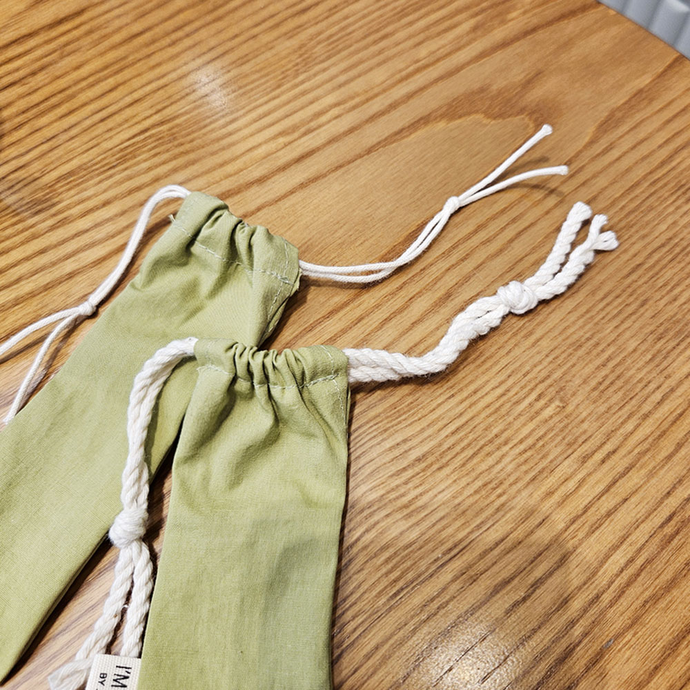 고급수제 그린 립파우치 립스틱파우치 립스틱케이스 - 상세 이미지 5