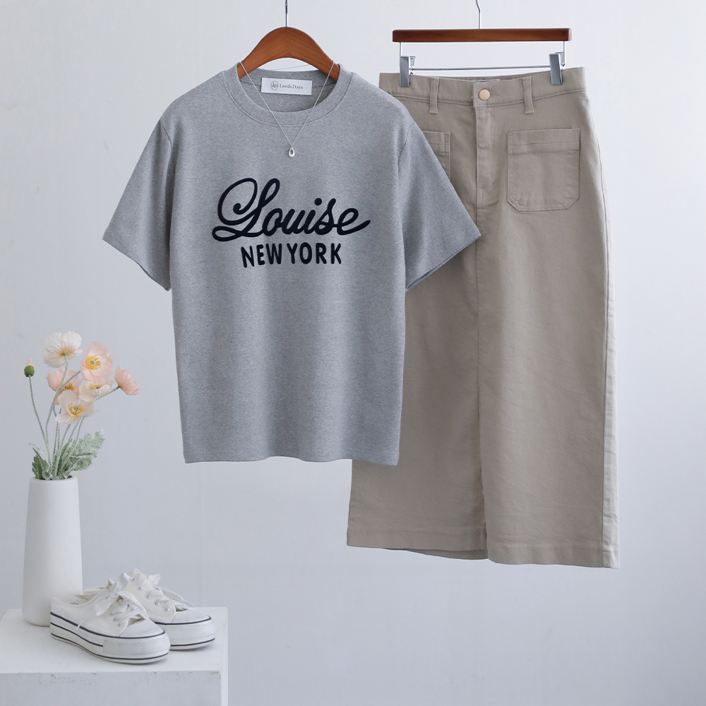 보이슨 FW 도톰한 쫀쫀 면스판 후로킹 반팔 티셔츠 - 상세 이미지 3