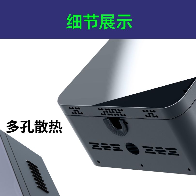 자동차 차량용 전기차 박스 배터리 실내 케이스 주차장 충전기함 야외 500x600x200 점프 잠금 블 이미지 6