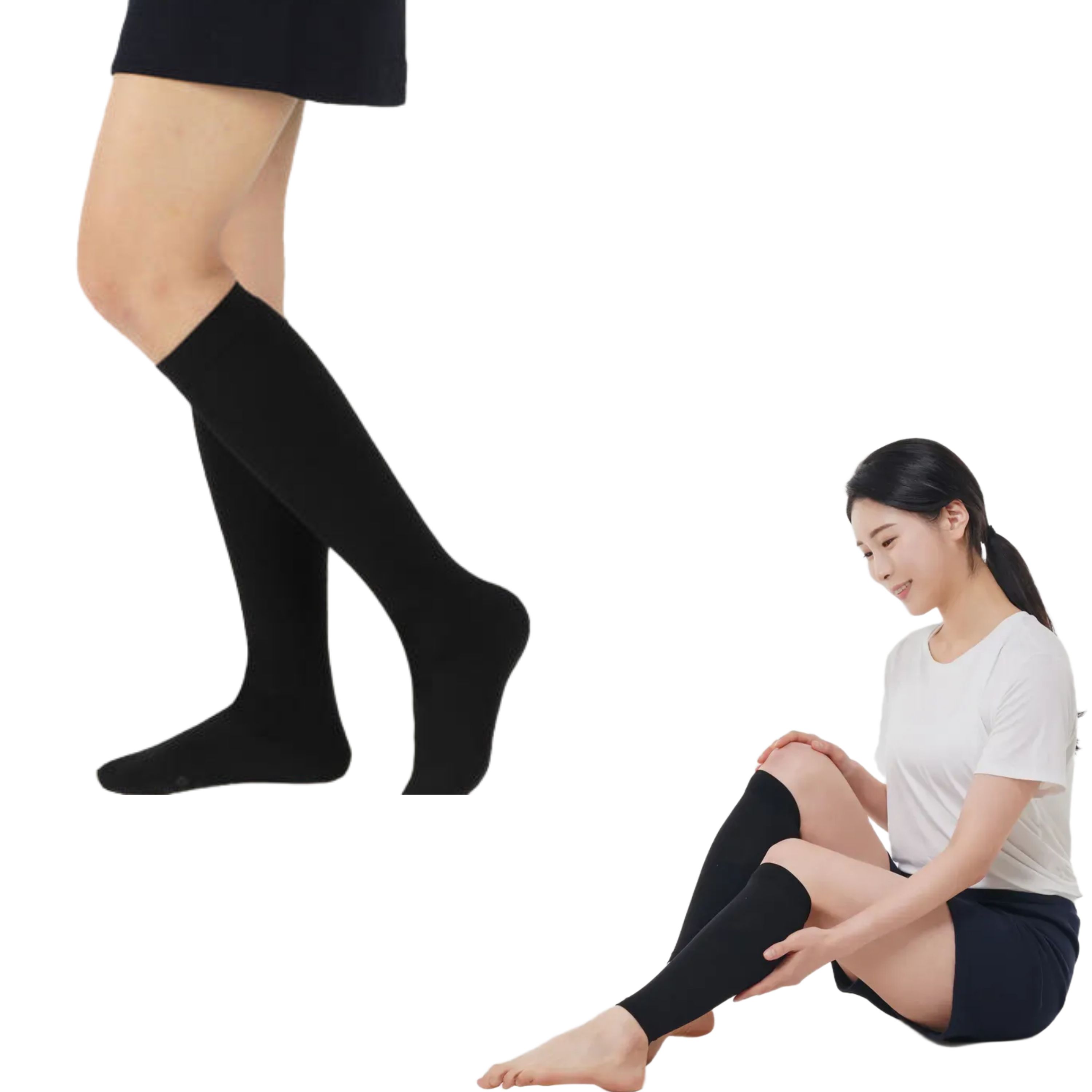 리비스타 종아리 압박밴드 압박스타킹 임산부압박스타킹 +리비스타 니삭스 반스타킹 압박 롱 삭스