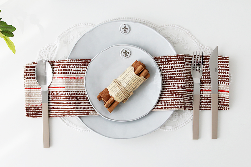 마루신 콜라주 원접시L 한식 양식 브런치 메인요리 원형 플레이트 일본 도자기 - 상세 이미지 4