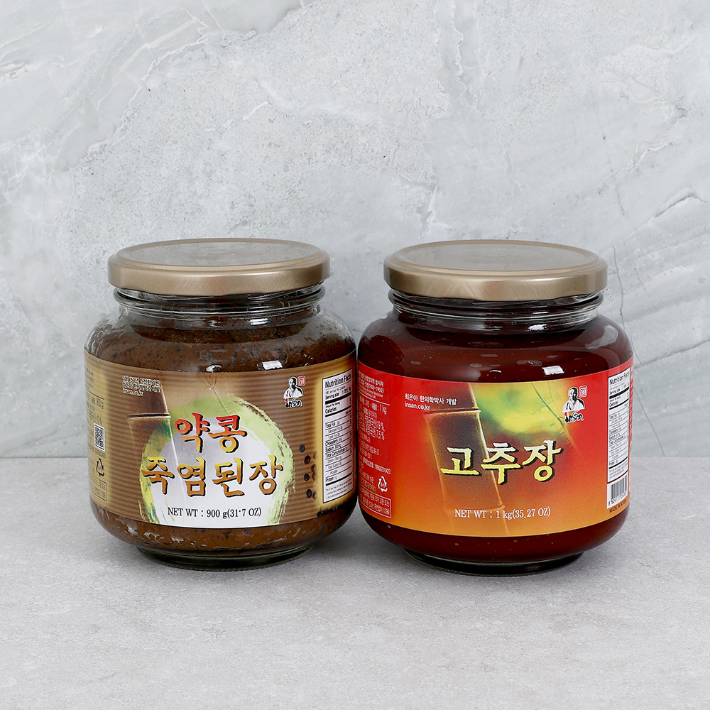 인산죽염 장류 세트 2호(고추장+약콩된장) 이미지 6
