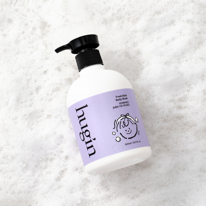 허긴 프레쉬 대용량 키즈 바디워시 500ml+500ml 어린이용워시 유아용 저자극 - 상세 이미지 2