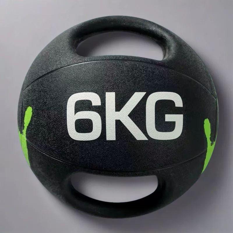 손잡이 메디신 볼 크로스핏 핸들 중량 웨이트 양쪽손잡이 무게공 6kg 10kg 6kg 28.6cm - 상세 이미지 3