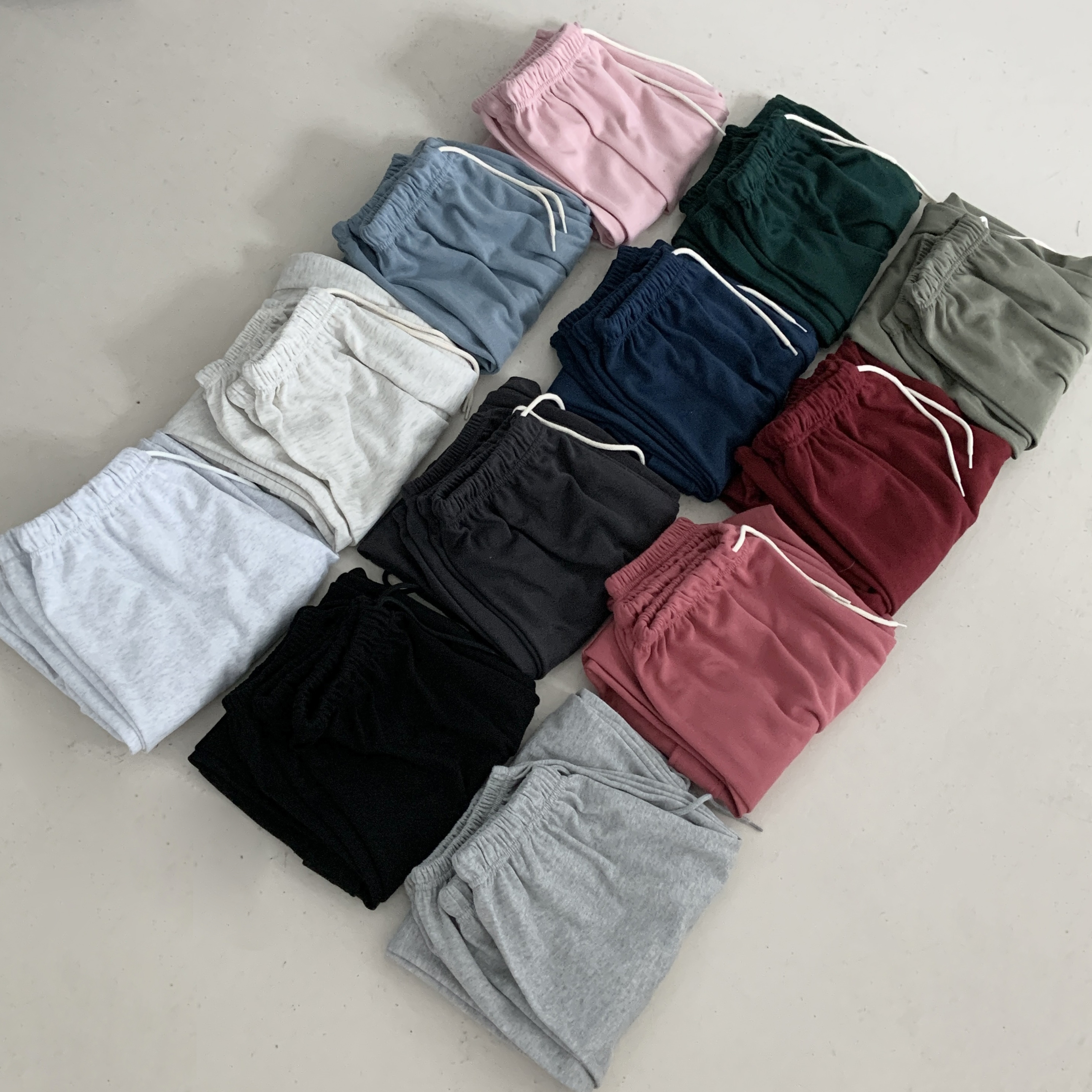 12컬러 밑단선택 조거 와이드 밴딩팬츠 카고바지 스웨트팬츠 트레이닝 추리닝 - 상세 이미지 3