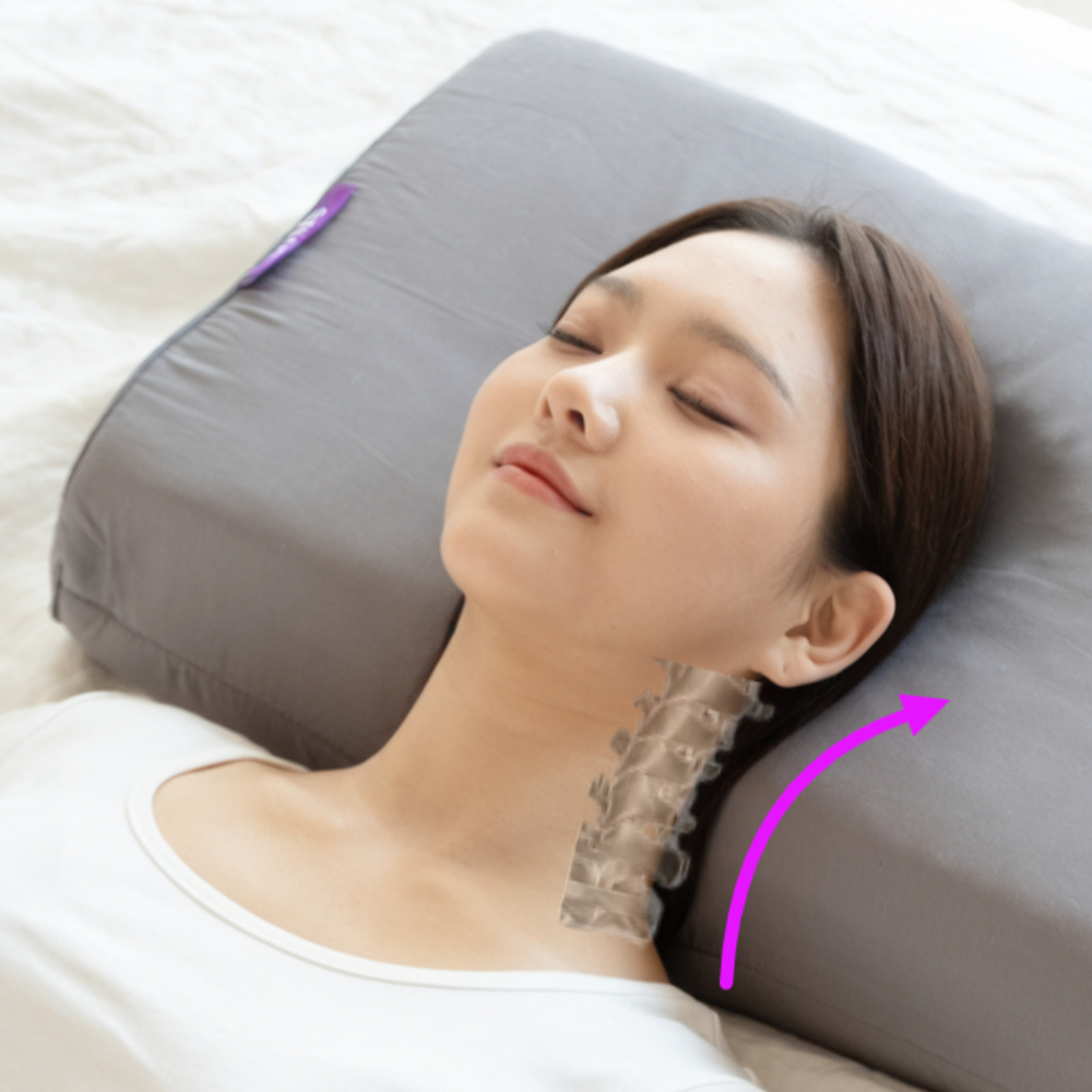 솜스 옆으로자는베개 목디스크 일자목 거북목 경추 맞춤형 베개