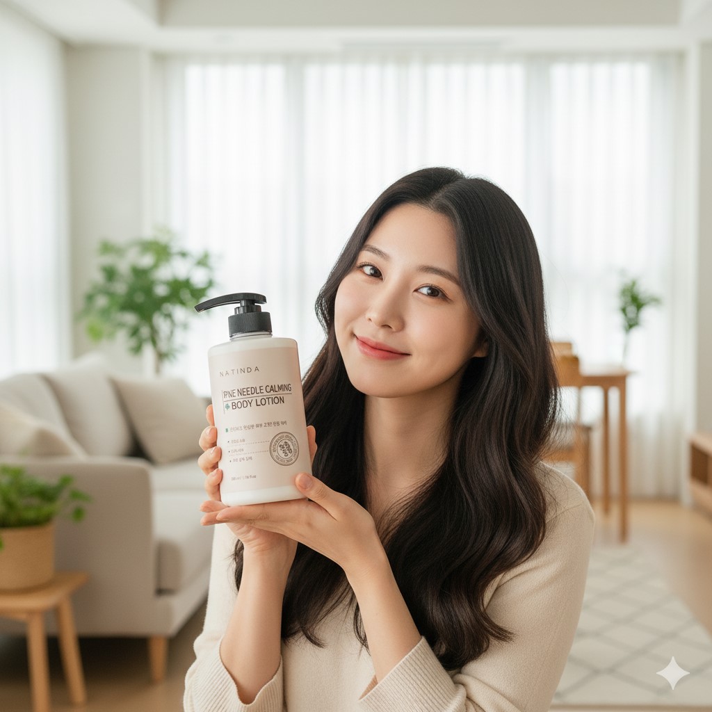 나틴다 파인니들 카밍 바디로션 500ml 보습 진정 약산성 퍼퓸바디로션 - 상품 이미지