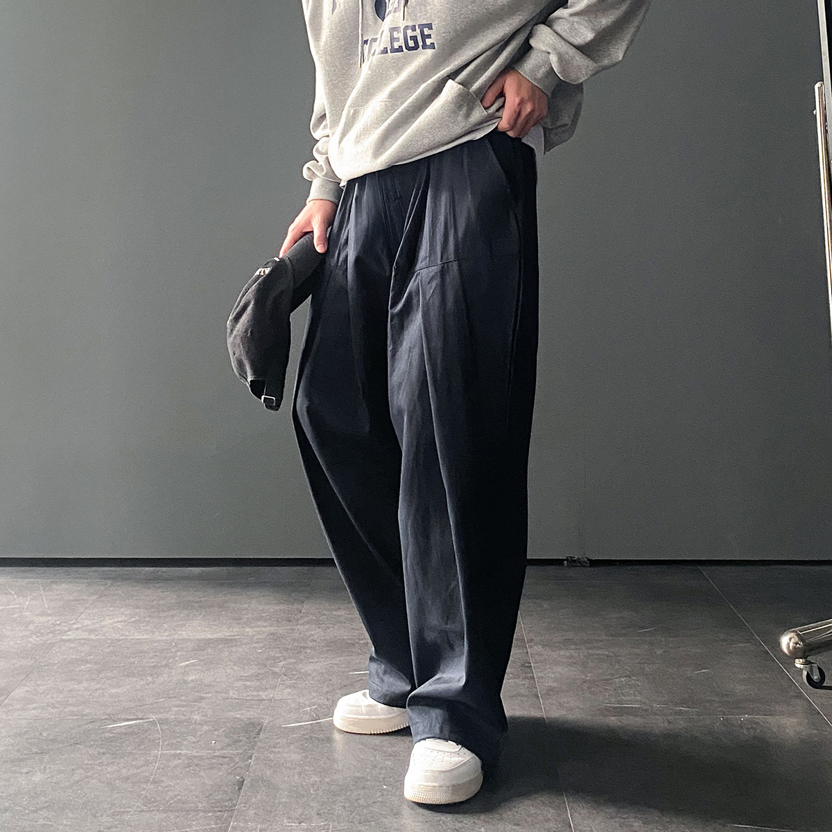 벌룬팬츠 통큰바지 님자항아리바지 와이드치노팬츠 - 상품 이미지