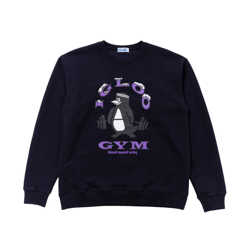 [빅웨이브] 이글루 짐 스웻셔츠 (다크 네이비) 제품 이미지