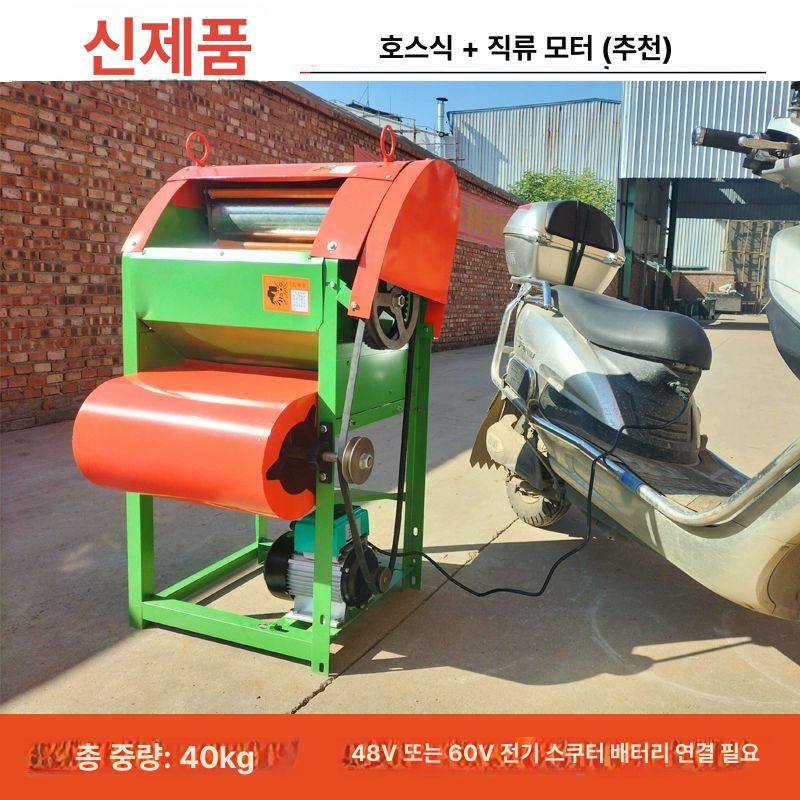 옥수수 탈곡기 옥수수탈곡기 수동 땅콩까는기계 콩털기 170F 가솔린 엔진 - 상세 이미지 4
