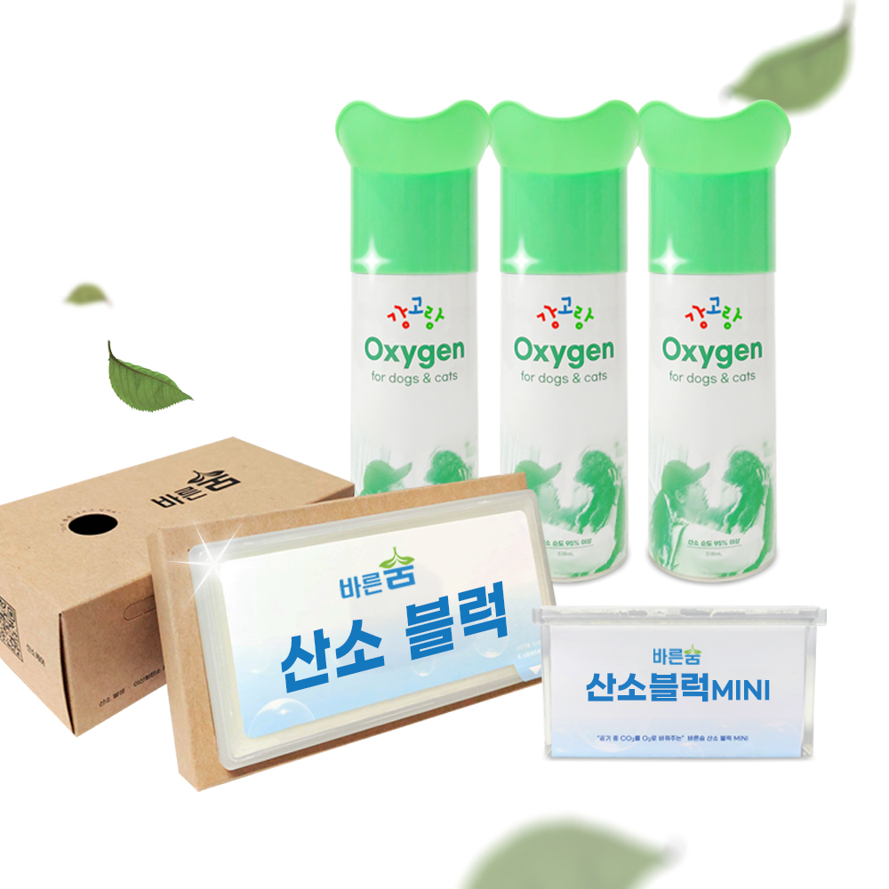 [강고랑 산소 키트] 강아지 산소캔 고양이 반려동물 휴대용 노견 애견 호흡기 케어 호흡곤란 - 상세 이미지 2