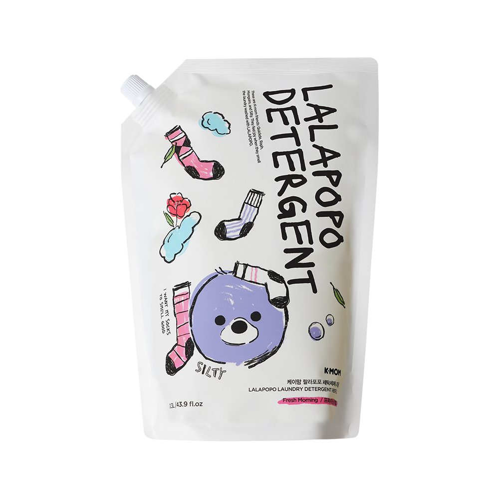 케이맘 랄라포포 아기 얼룩제거제 280ml 3개+세탁세제 1300ml (향선택가능) - 상세 이미지 5