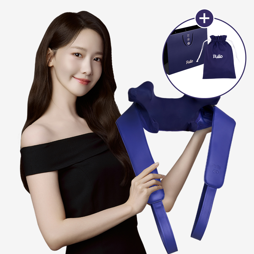 [풀리오본사] [선물SET] 목 어깨 마사지기 V3 + 파우치 + 추석 쇼핑백