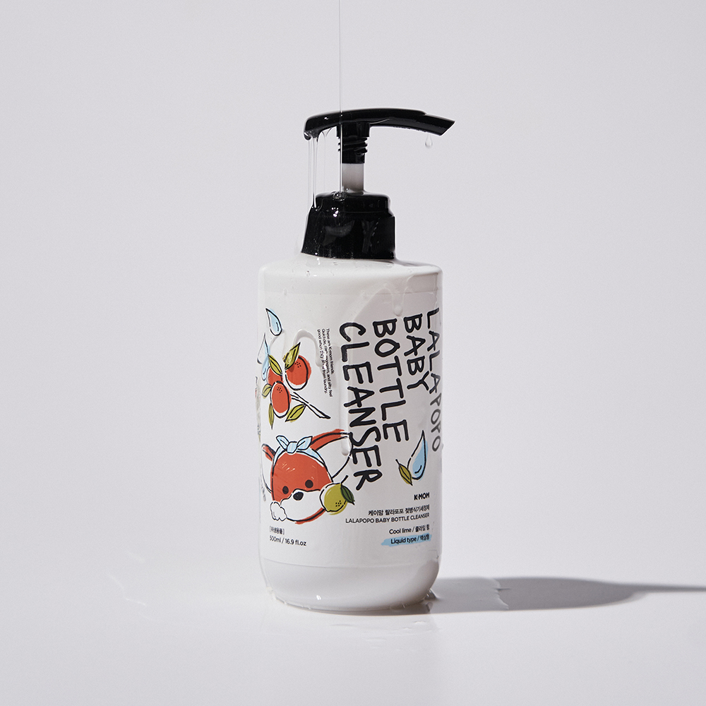 케이맘 랄라포포 젖병식기세정제 용기 500ml (액상형) - 상세 이미지 5