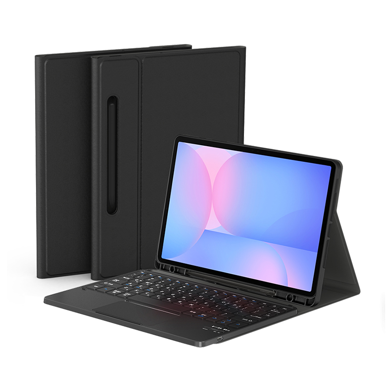 데이웍스 갤럭시탭 S10 FE+ 플러스 블루투스 터치패드 키보드 북커버 케이스 S펜 수납 이미지 2