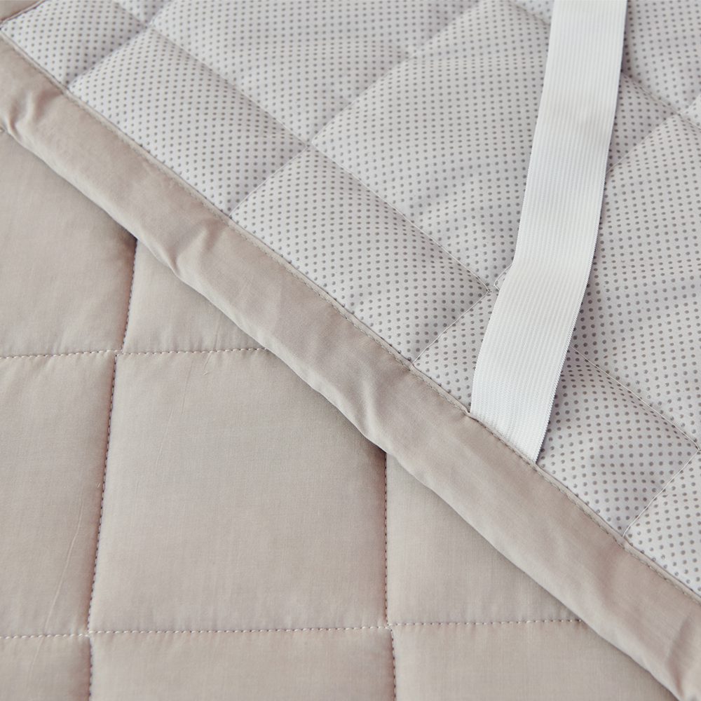 순수 모달 침대 패드 화학염료 없는 저자극 알러지케어 천연염색 무형광 매트리스 패드 SS