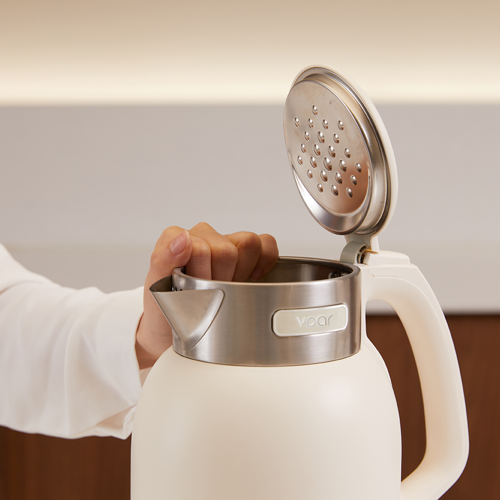 보아르 다이닝 전기포트 대용량 스텐 커피포트 2L 보온 무선 올스텐 티 포터 주전자