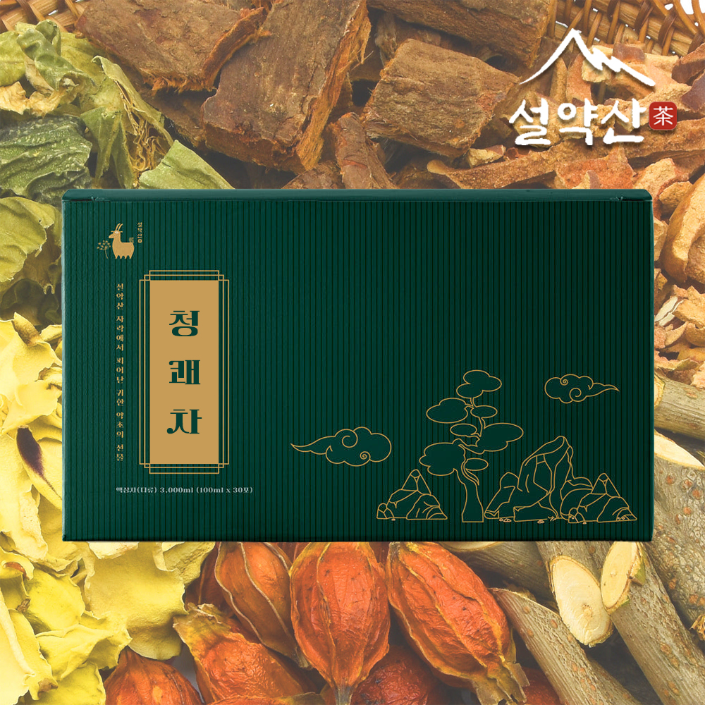 설약산 청쾌차 코 건강 청비즙 100ml 30포 - 상품 이미지