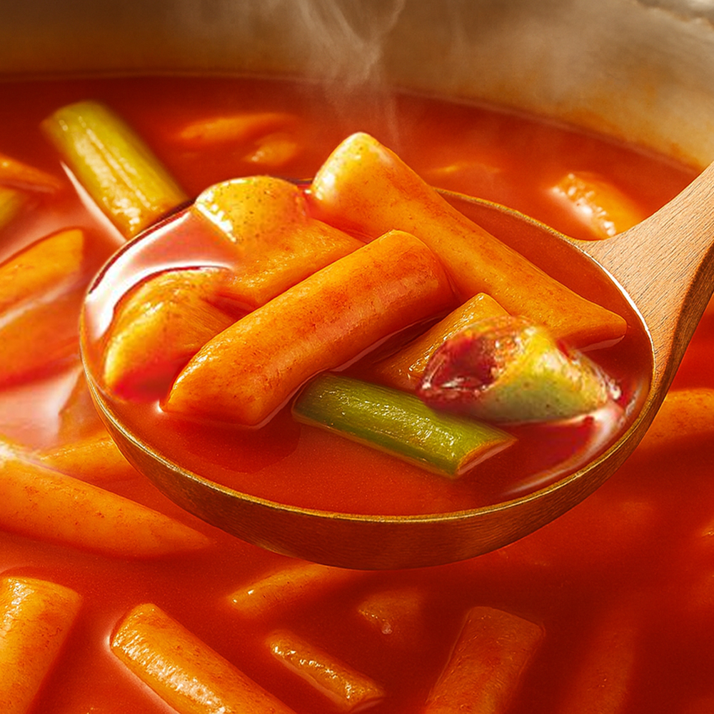 고기소녀 국물 떡볶이 밀키트 즉석 어묵 밀떡 - 상품 이미지