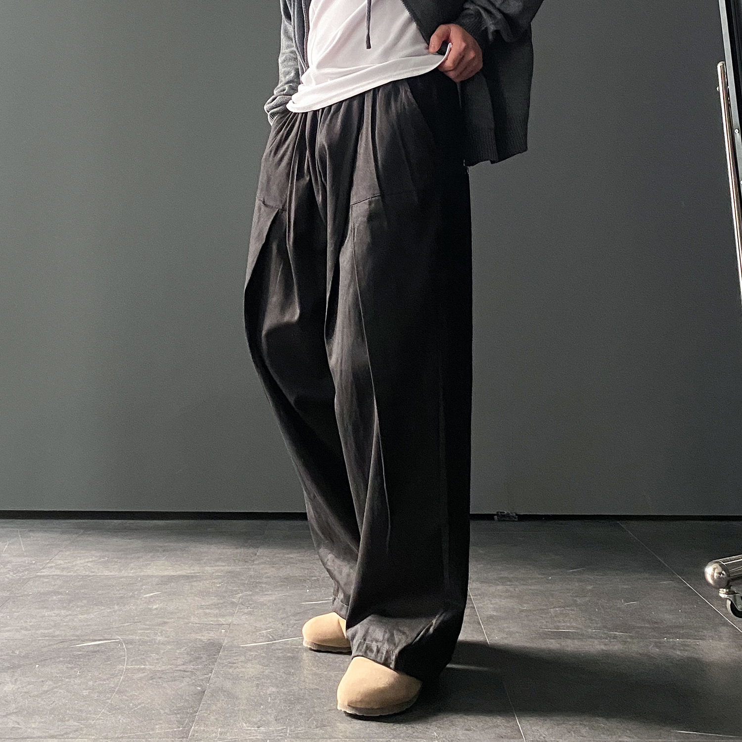 벌룬팬츠 통큰바지 님자항아리바지 와이드치노팬츠 - 상세 이미지 4