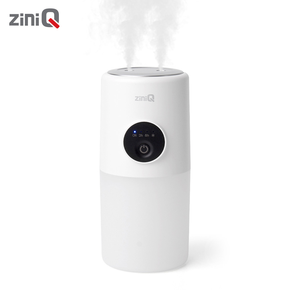지니큐 무선 듀얼 미니가습기 무드등 가습량조절 가능한 저소음 ZQ-HX20