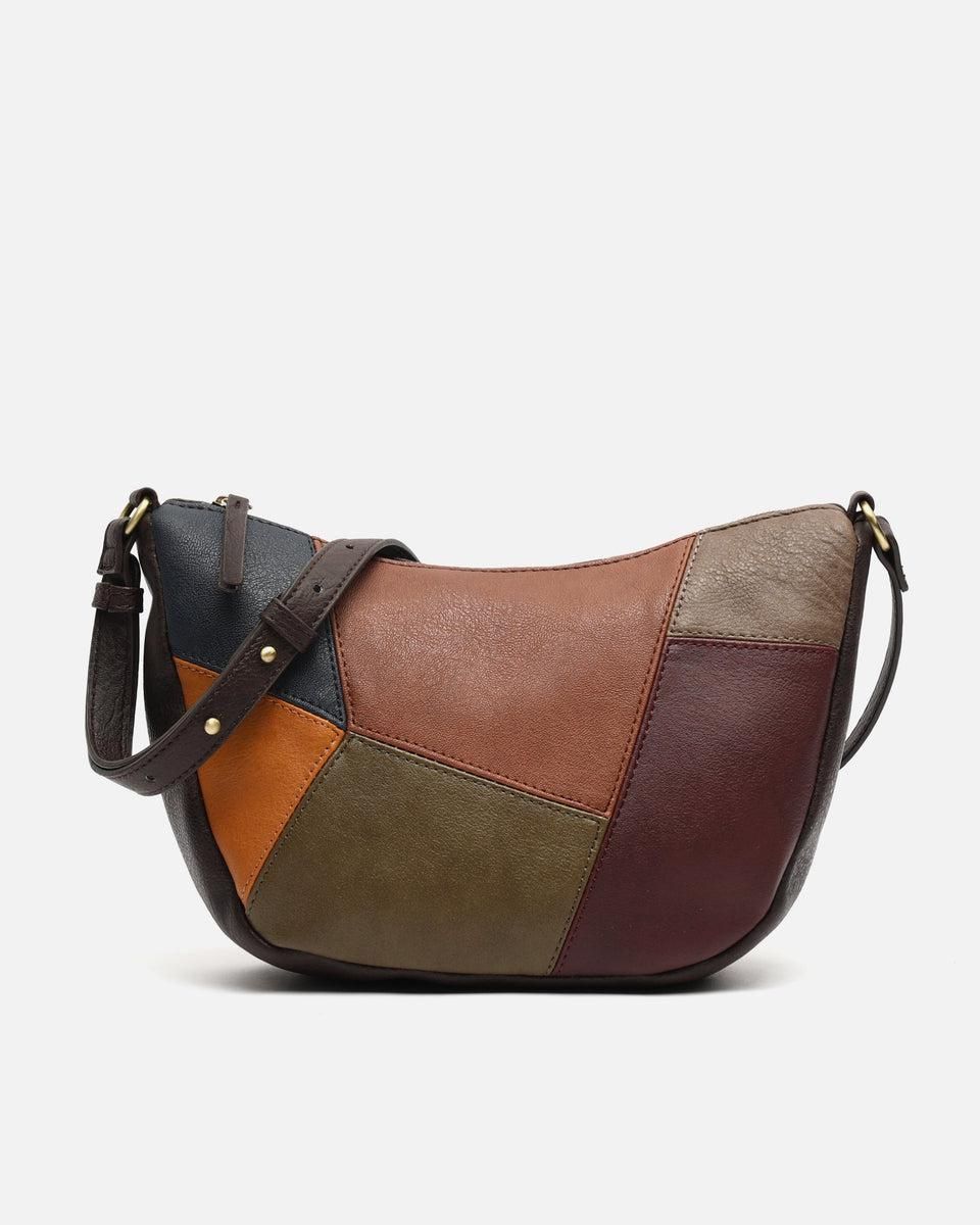 미사코 멀티컬러 패치워크 호보 숄더백 Popu-5100470100011 MULTICOLOR - 상품 이미지