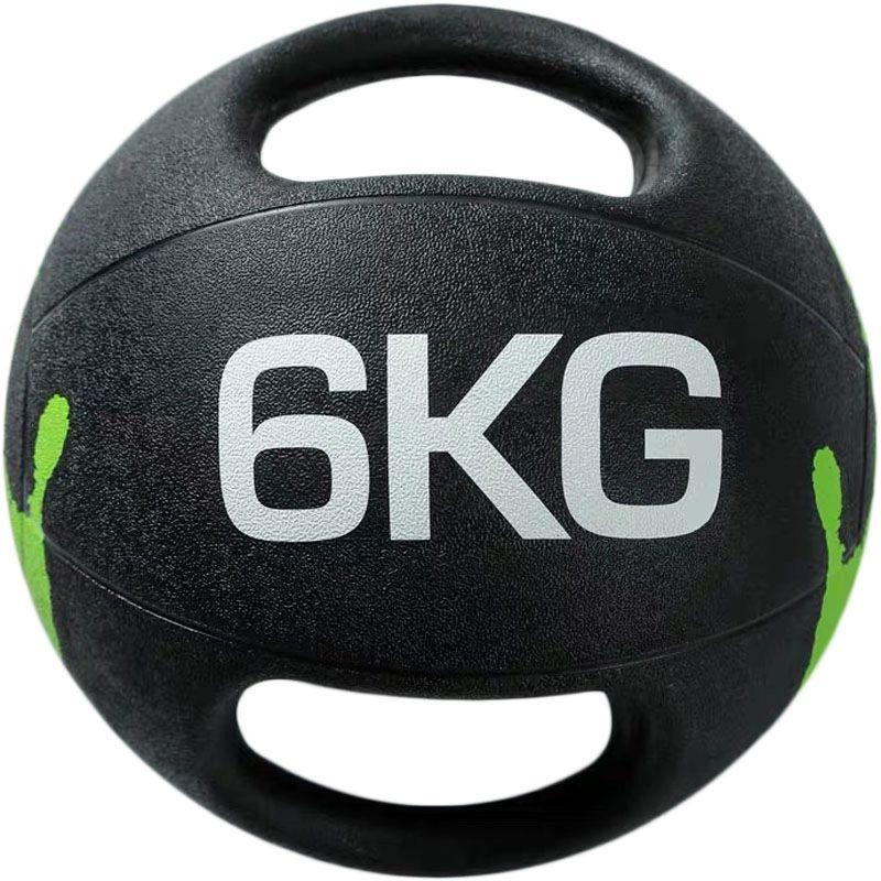 손잡이 메디신 볼 크로스핏 핸들 중량 웨이트 양쪽손잡이 무게공 6kg 10kg 6kg 28.6cm - 상품 이미지