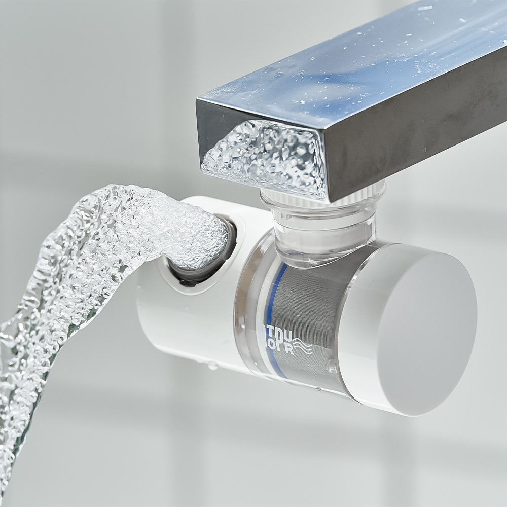 아토퓨어 아기 수전 듀얼클린 회전 워터탭 정수 필터 아기비데