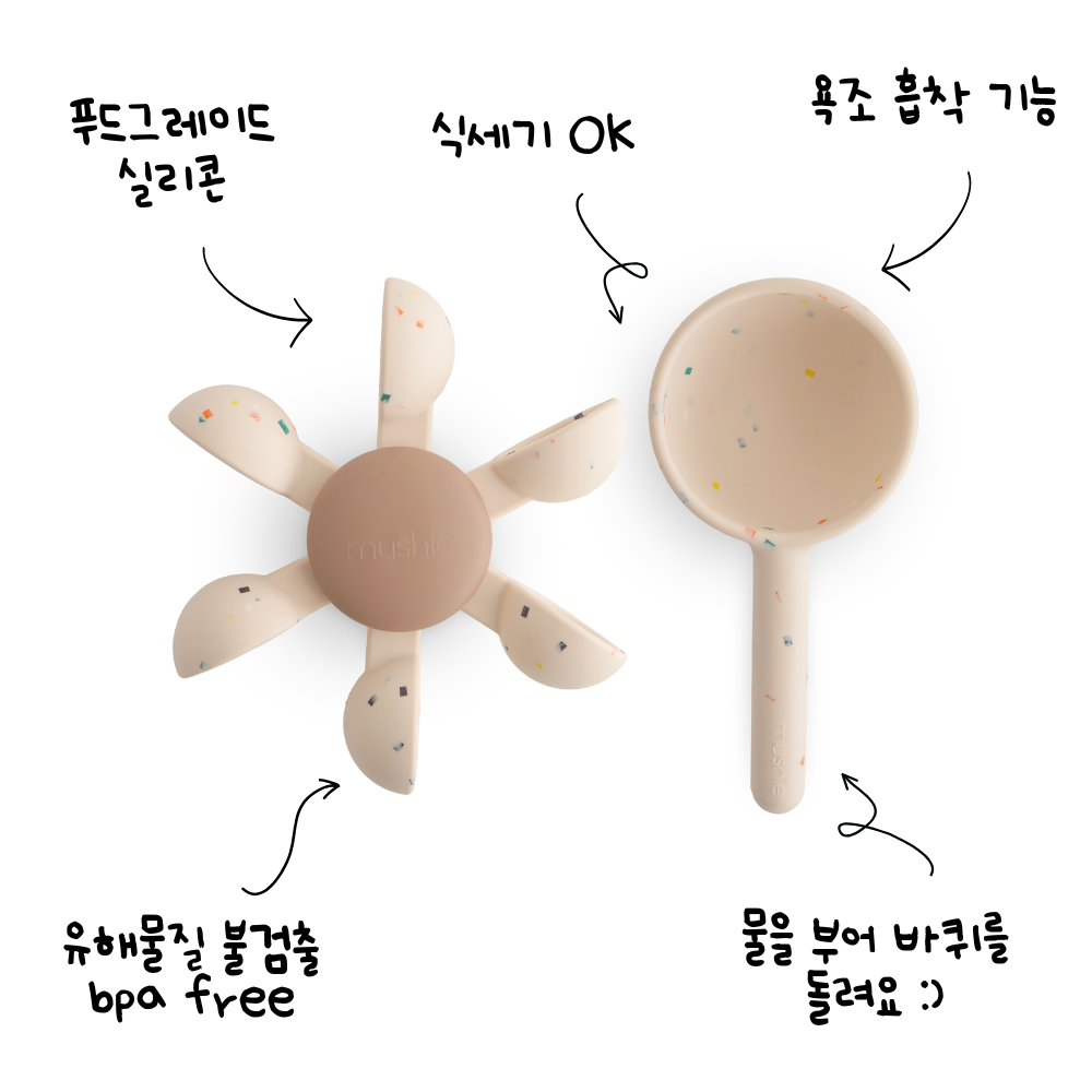 무쉬 스피너 토이 Water wheel 아기 오감 발달 놀이 장난감 - 상세 이미지 2