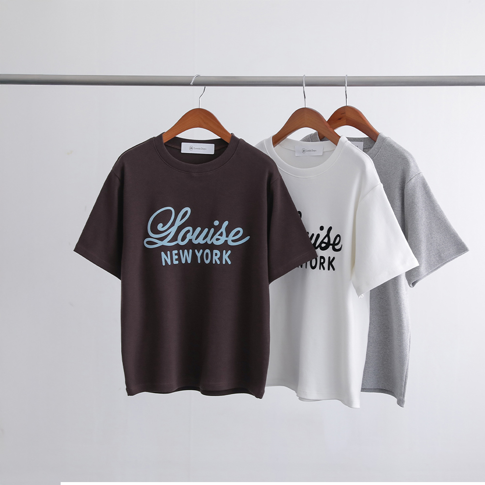 보이슨 FW 도톰한 쫀쫀 면스판 후로킹 반팔 티셔츠 - 상품 이미지