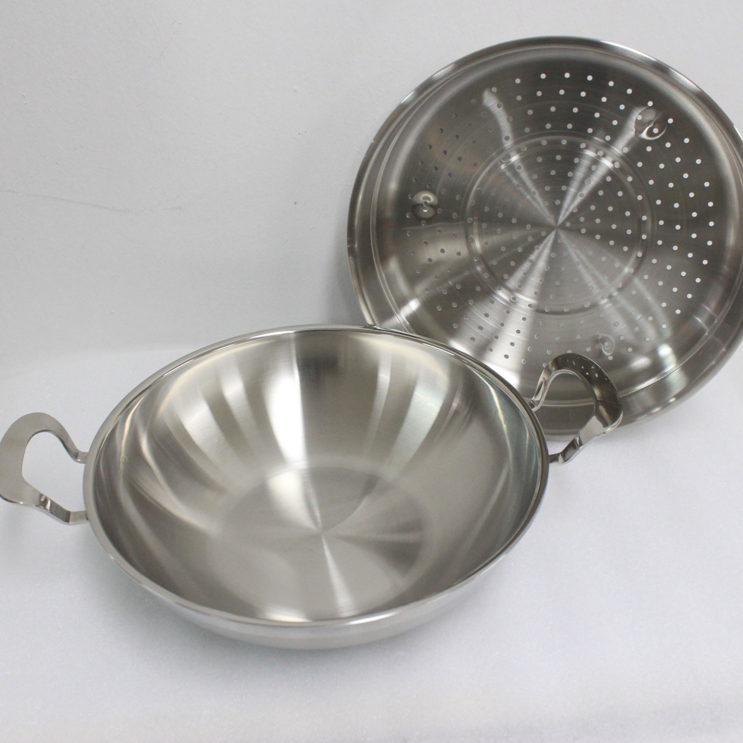 알텐바흐 통5중 하이돔 스텐 찜기 대용량 대게 찜 냄비 찜솥 멀티 파티웍 인덕션 32cm - 상세 이미지 4