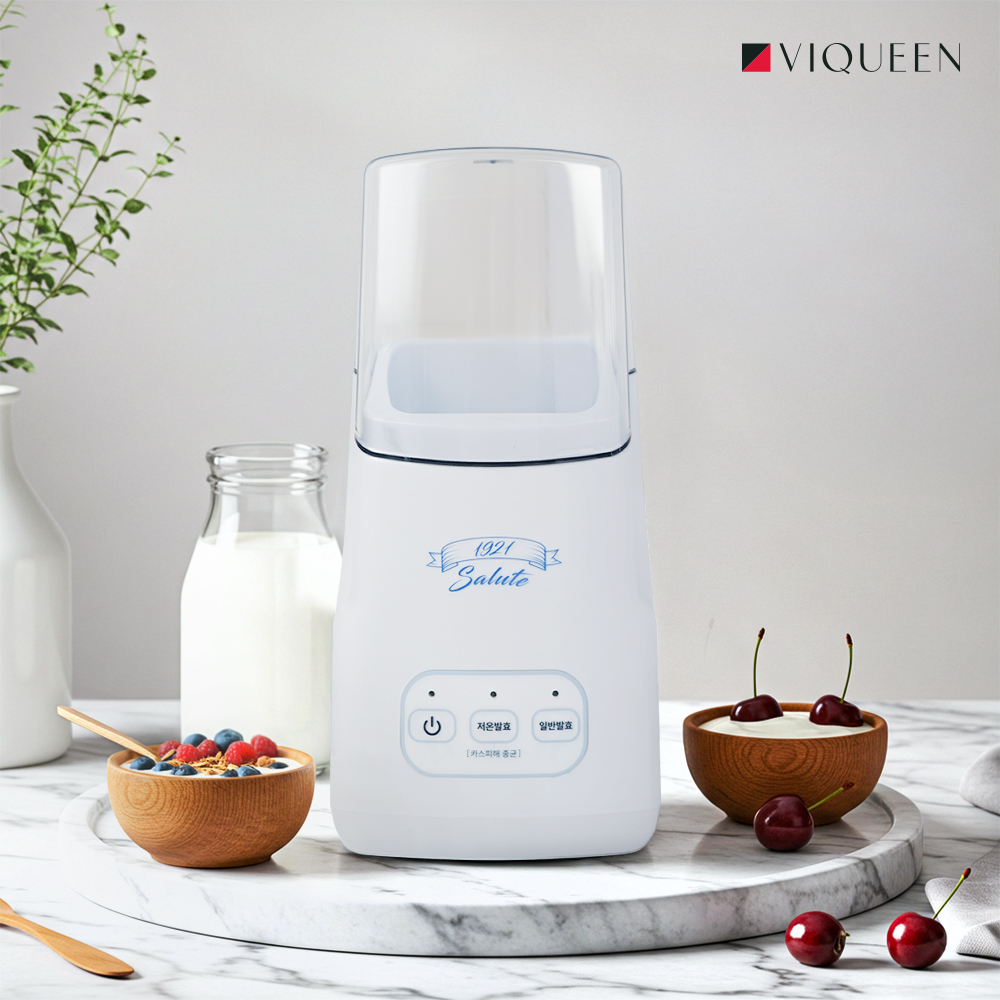 바이퀸 1921살루트 요거트 메이커 1L 그릭요거트만들기 기계 요구르트제조기