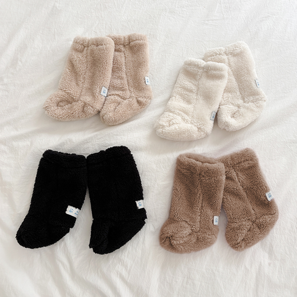 올포홈 아기 풋워머 양말 유아 신생아 겨울 수면 발토시 발워머 베이지