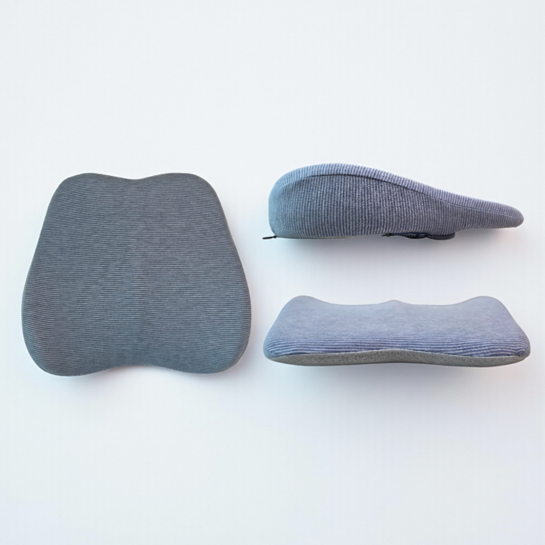 홈집합 메모리폼 등받이 쿠션 의자허리받침 43x40cm - 상세 이미지 3