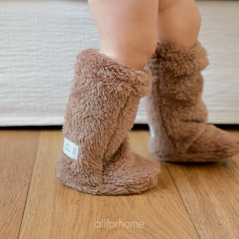 올포홈 아기 풋워머 양말 유아 신생아 겨울 수면 발토시 발워머 베이지
