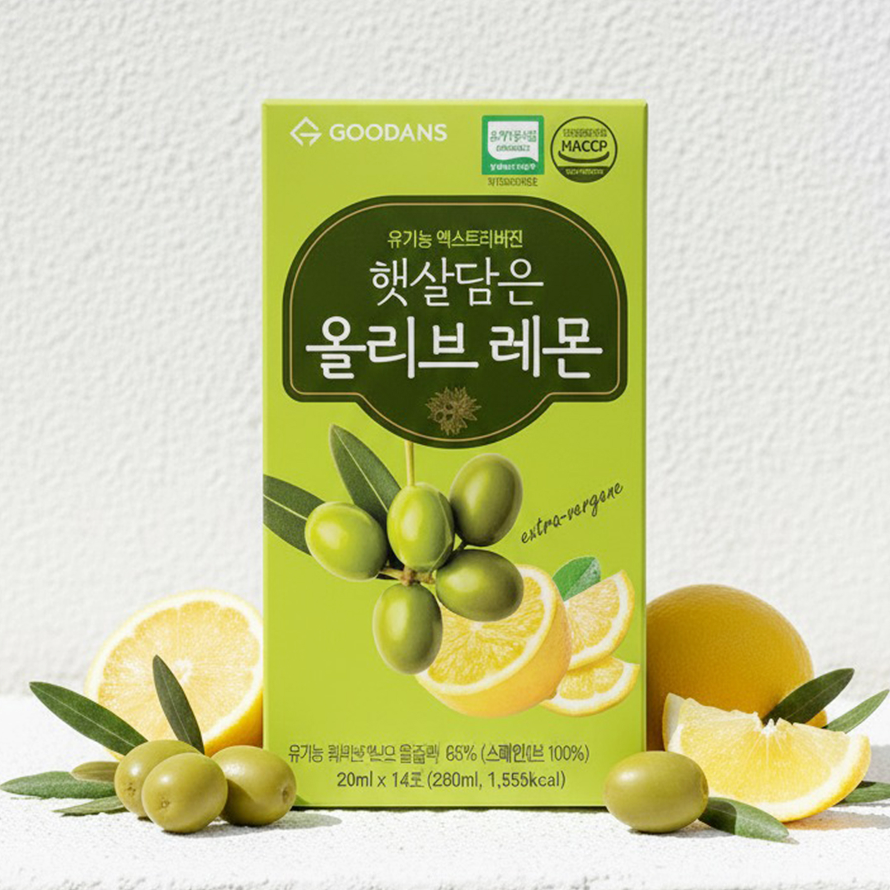 햇살담은 유기농 올리브레몬 올레샷 엑스트라버진 올리브오일 스틱 14포, 2개 - 상세 이미지 3