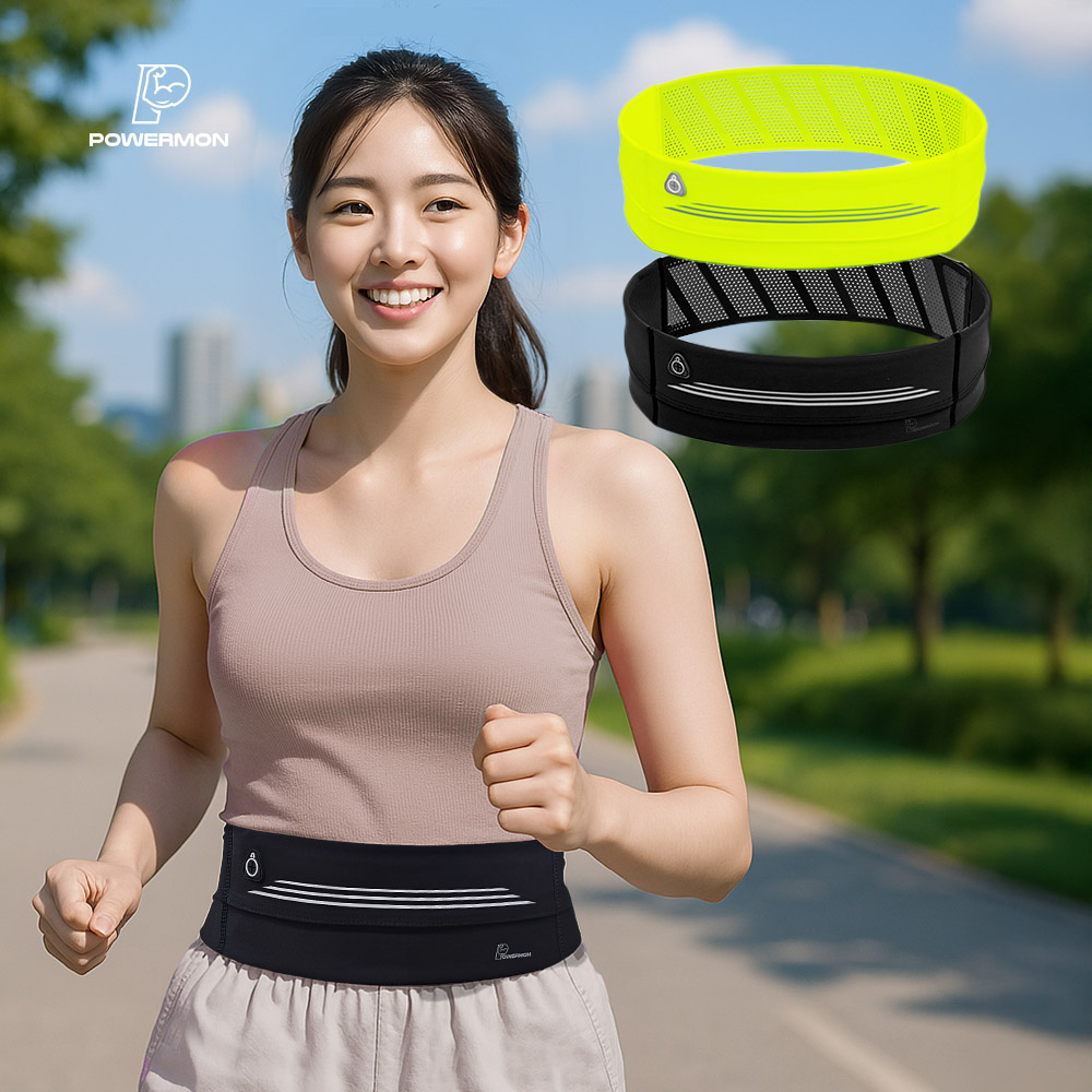 파워몬 러닝벨트 마라톤 런닝 가방 플립 와이드 벨트 - 상품 이미지